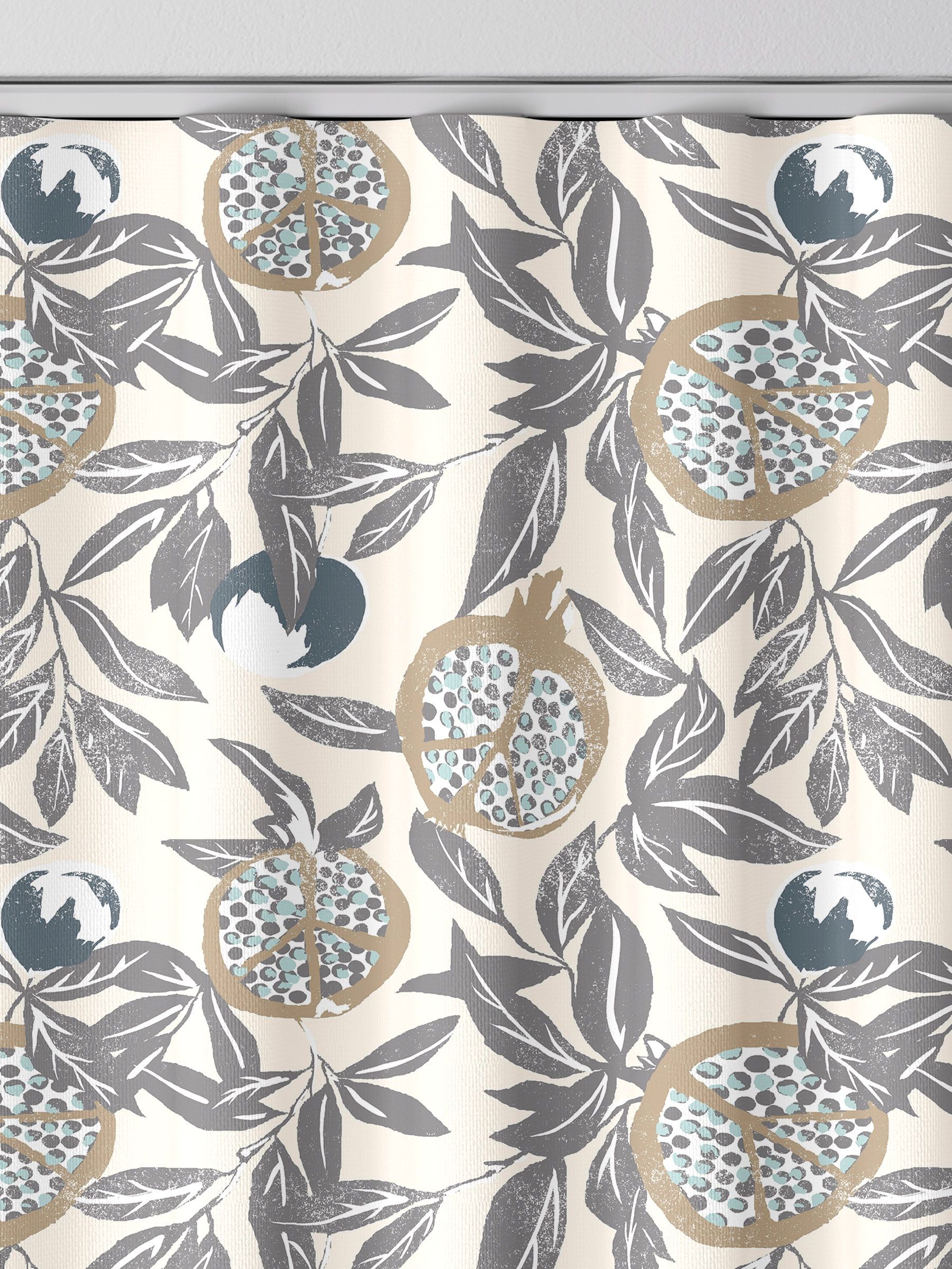 Grey Halo made to measure curtains - British product
