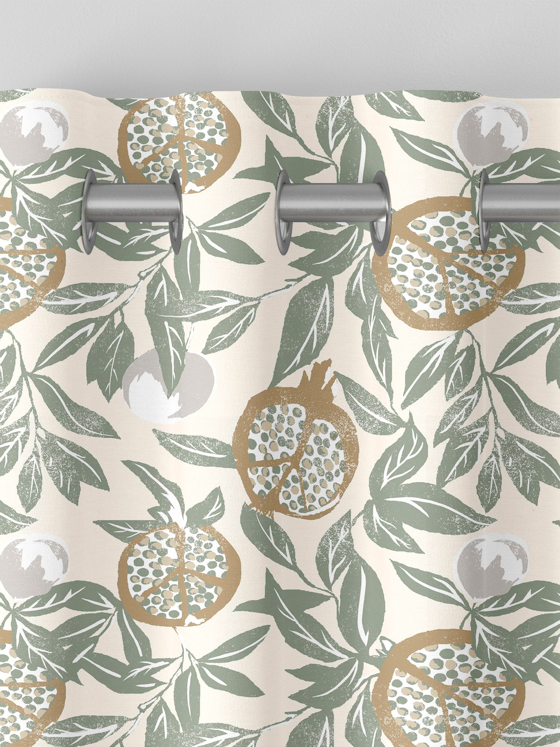 Green Halo Halo Sage made to measure curtains (British brand)