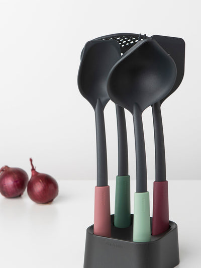 Neste Brabantia Kjøkkenredskapssett med Stativ Redskapsholder - Kjøp online hos McGrocer