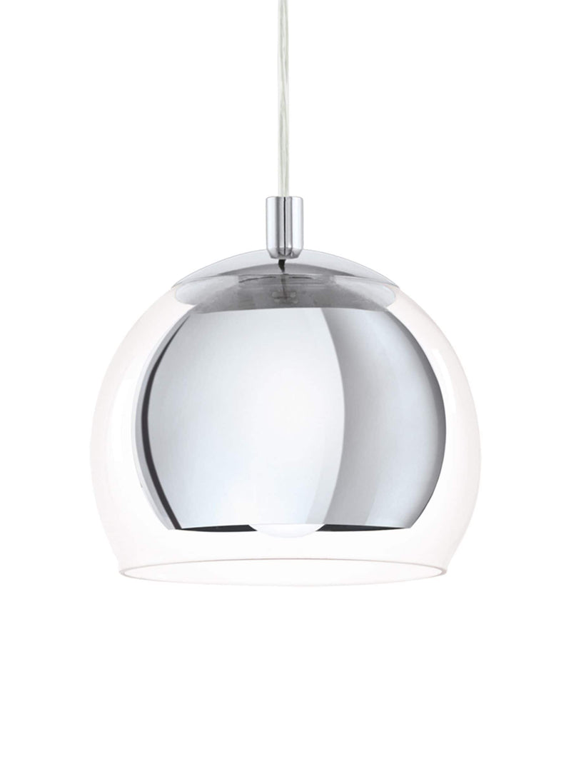 Eglo Rocamar chrome pendant light, imported from the UK