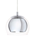 Eglo Rocamar chrome pendant light, imported from the UK