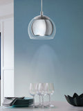 Eglo Rocamar chrome pendant light, imported from the UK