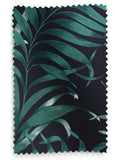 Graham & Brown Midnight Black Yasuni curtains, imported from the UK