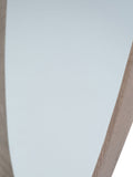 Pacific natural wood veneer teardrop mirror 89.5cm, imported from the UK