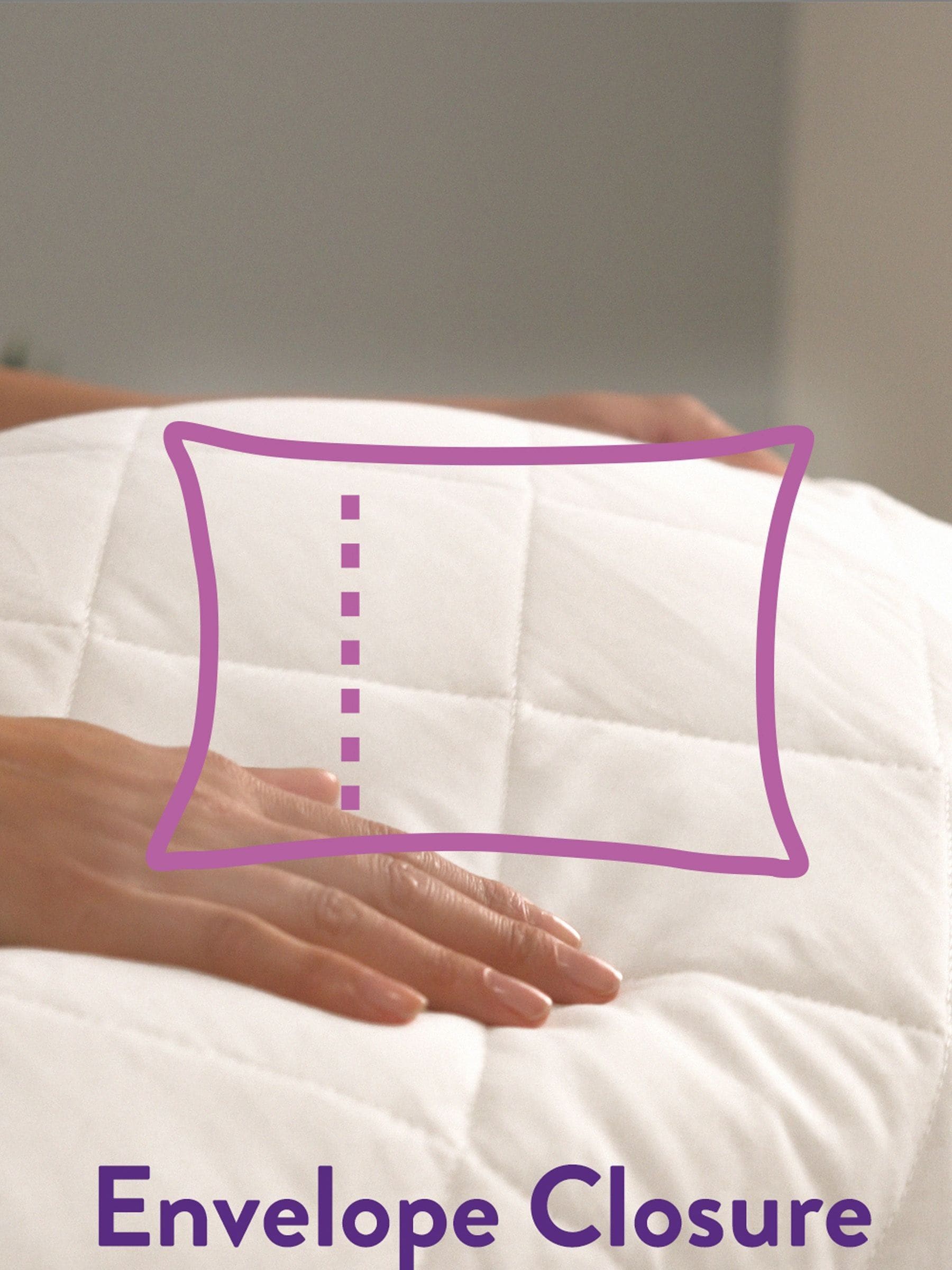 Slumberdown anti allergy white pillow protectors 2 pack (British brand)