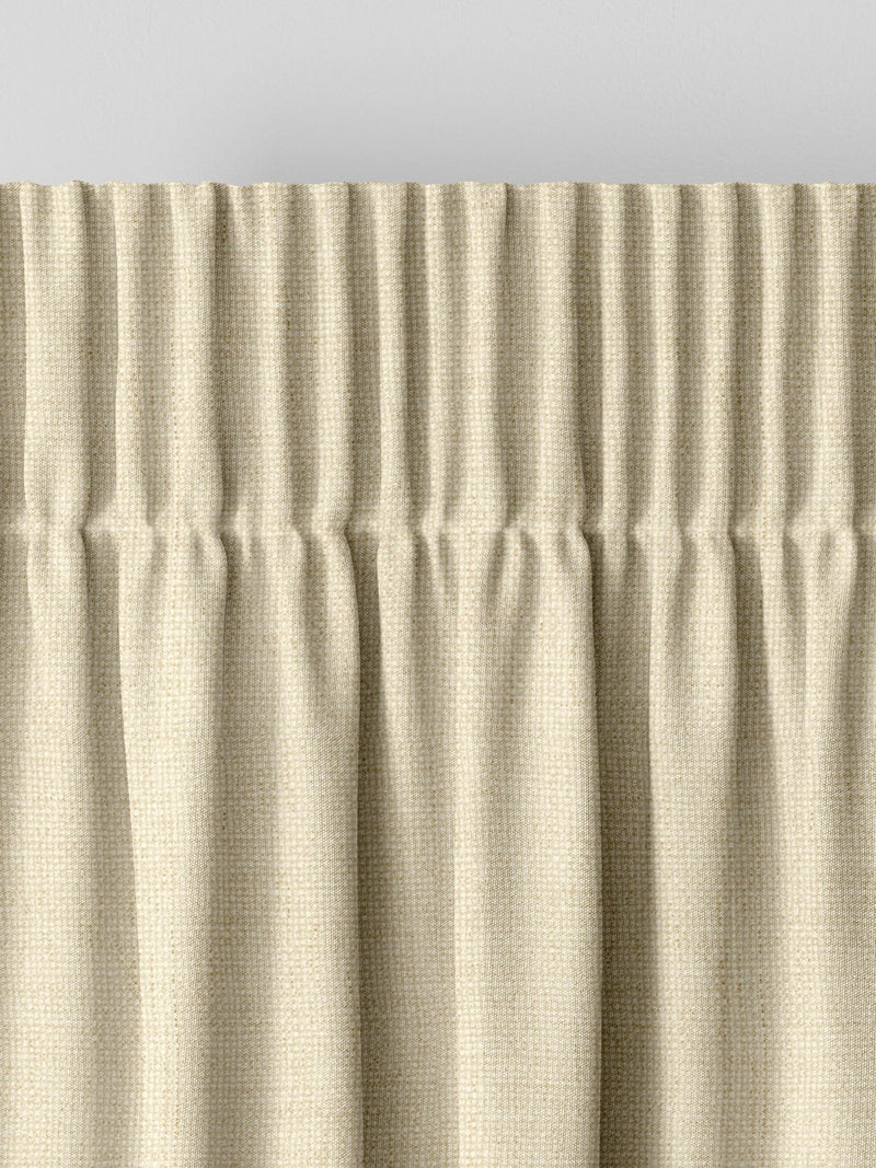 Natural Paso made to measure curtains off-white textured (British brand)
