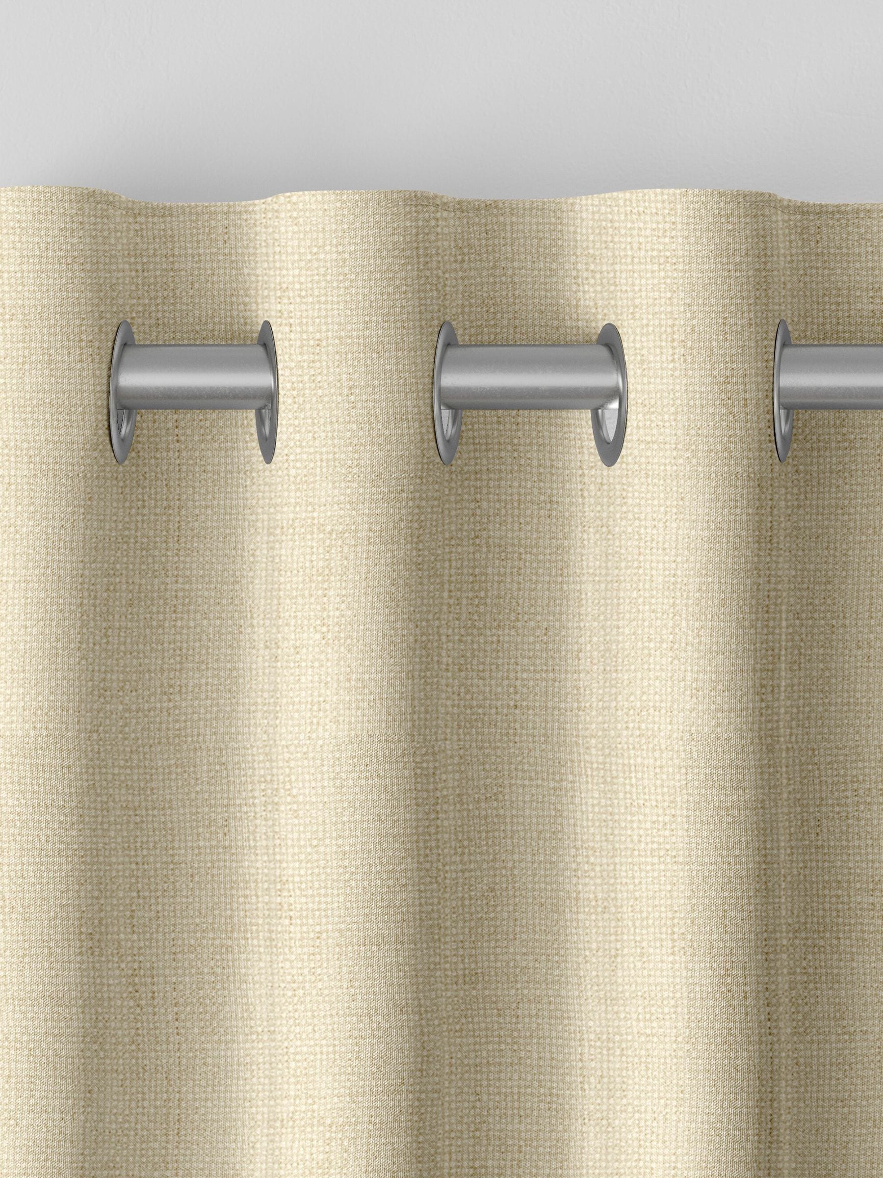 Natural Paso made to measure curtains off-white textured (British brand)