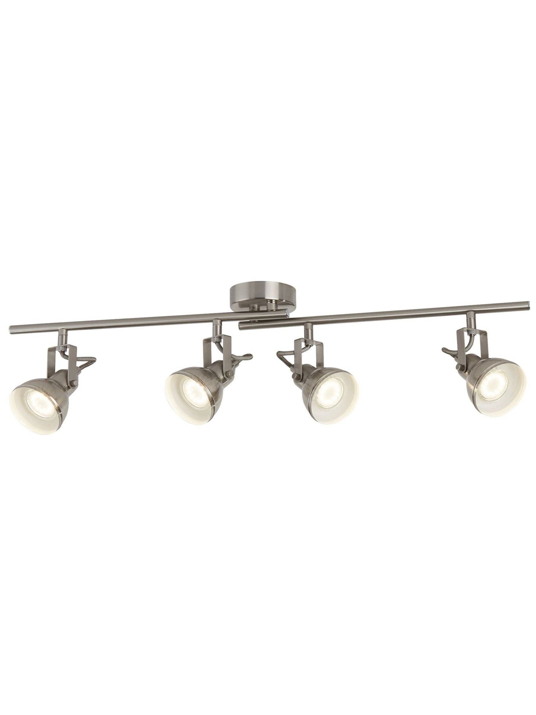 Plafonnier projecteur barre 4 lumières Searchlight, version UK