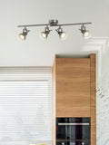 Plafonnier projecteur barre 4 lumières Searchlight, version UK