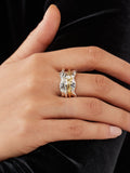 Silver plated spinning ring fidget toy (British brand)