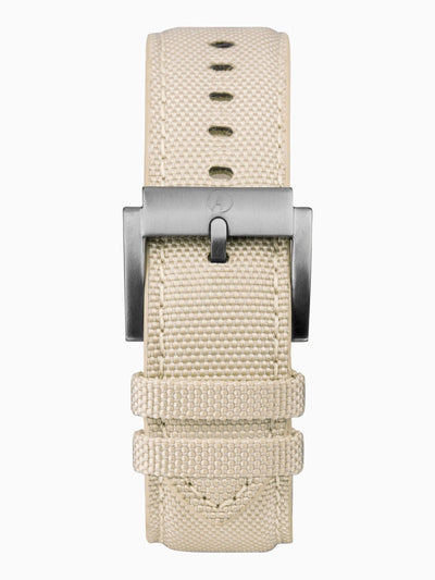 Accurist Herren Cream Origin Canvas Strap Chronograph-Uhr