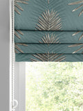 Sellus forest green roman blind (British brand)