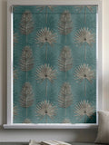 Sellus forest green roman blind (British brand)