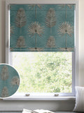 Sellus forest green roman blind (British brand)