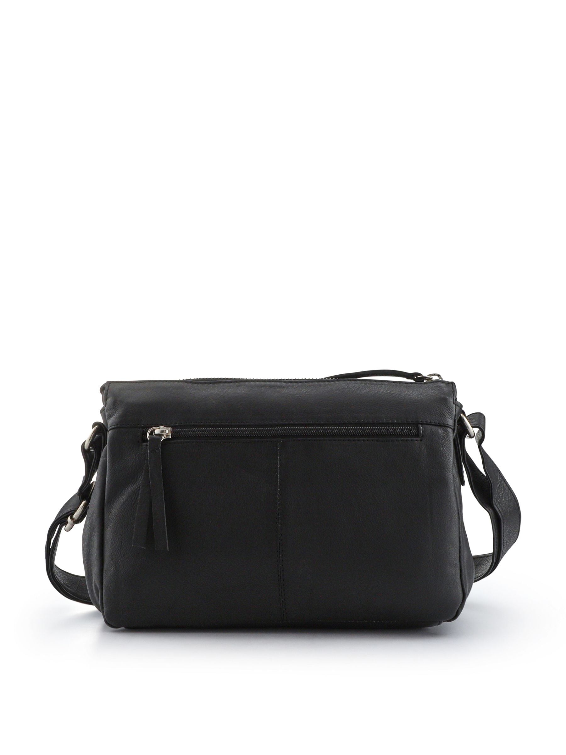 Pavers black quilted crossbody bag with adjustable strap, imported from the UK