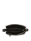 Pavers black quilted crossbody bag with adjustable strap, imported from the UK