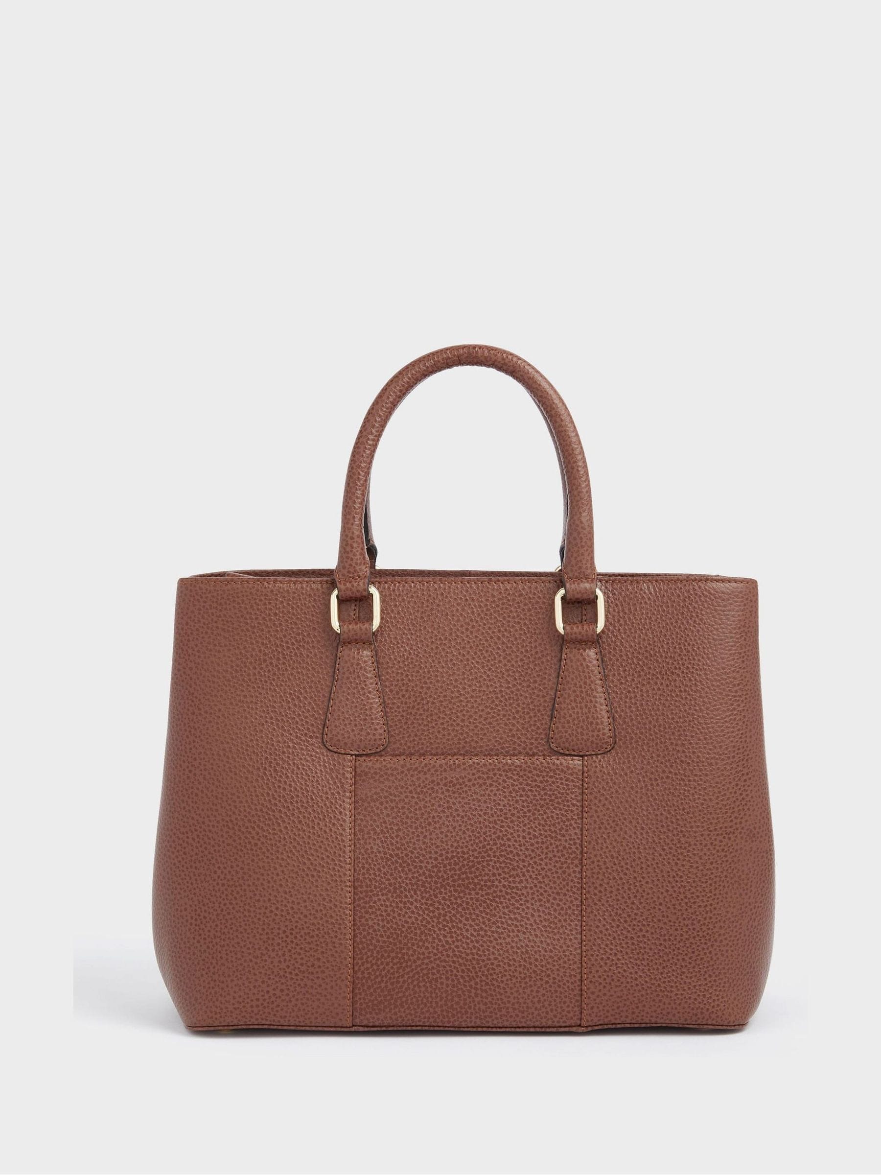 Osprey London Tan Brown The Adaline Leather Work Bag