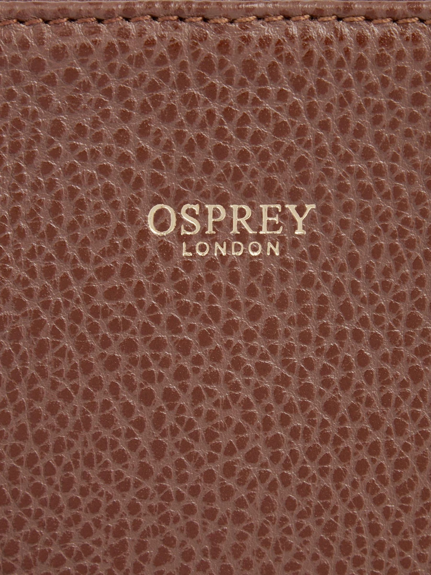 Osprey London Tan Brown The Adaline Leather Work Bag