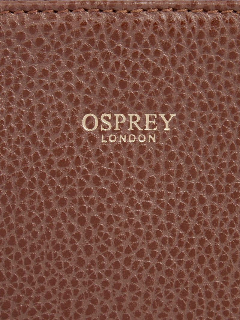 Osprey London Tan Brown The Adaline Leather Work Bag