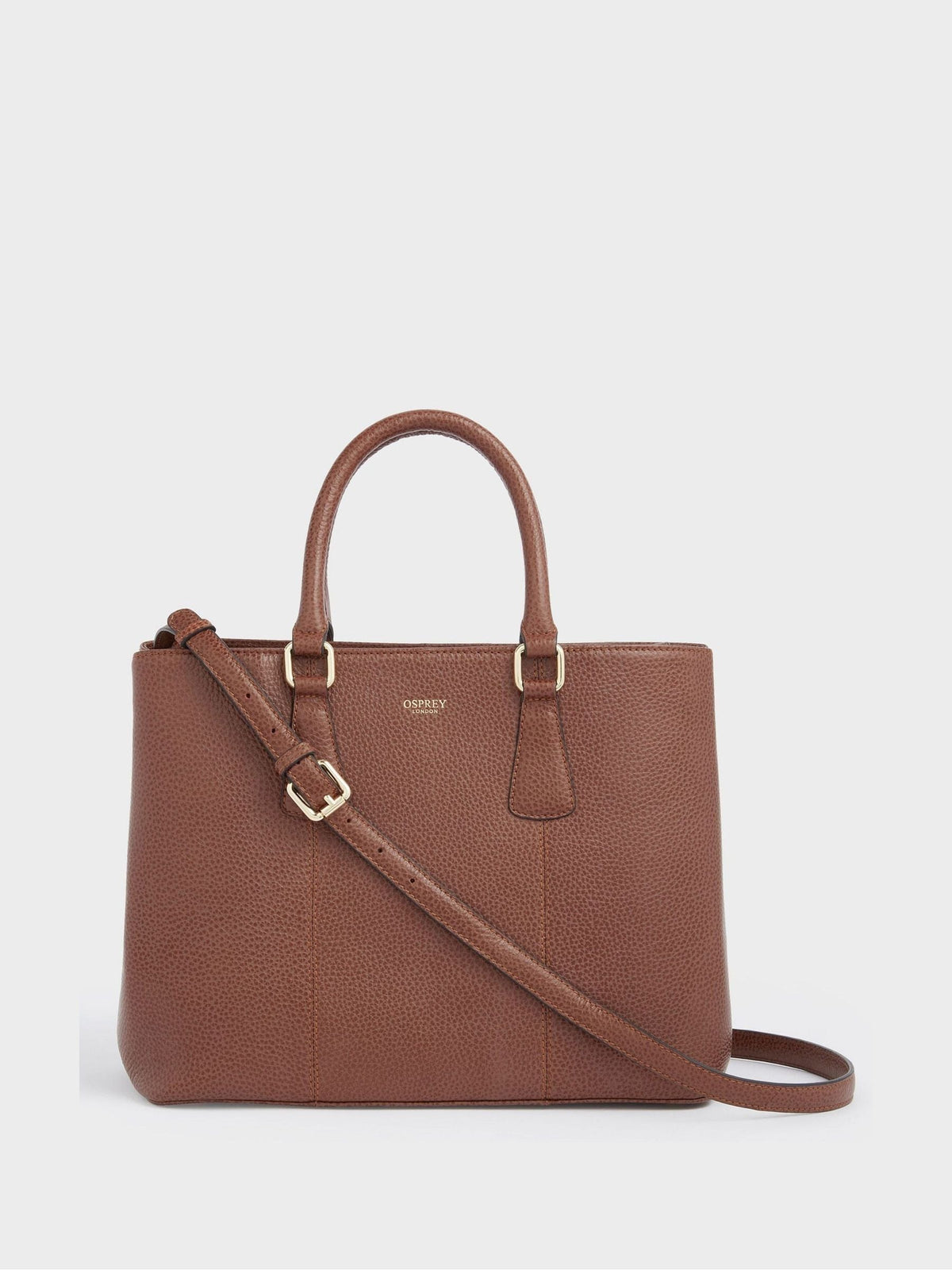 Osprey London Tan Brown The Adaline Leather Work Bag