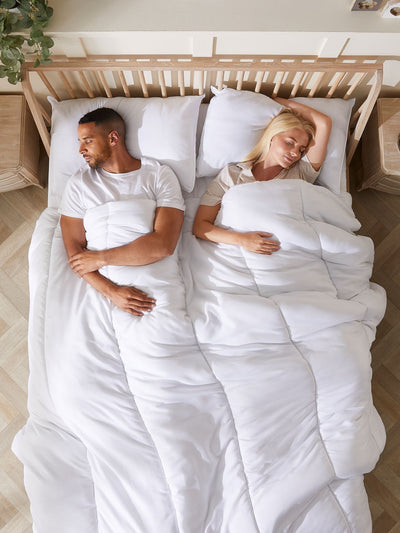 Next Slumberdown Made For You Two 4.5/10.5 Dual Tog White Duvet- Buy online at McGrocer