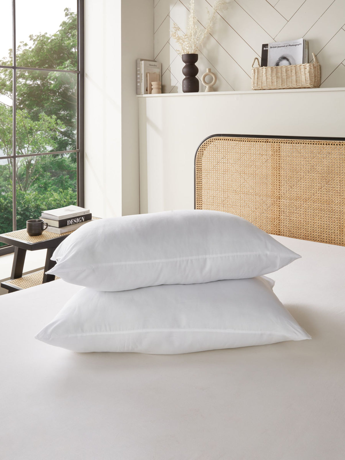 Simply Soft anti allergy medium pillows set of 2, imported from the UK