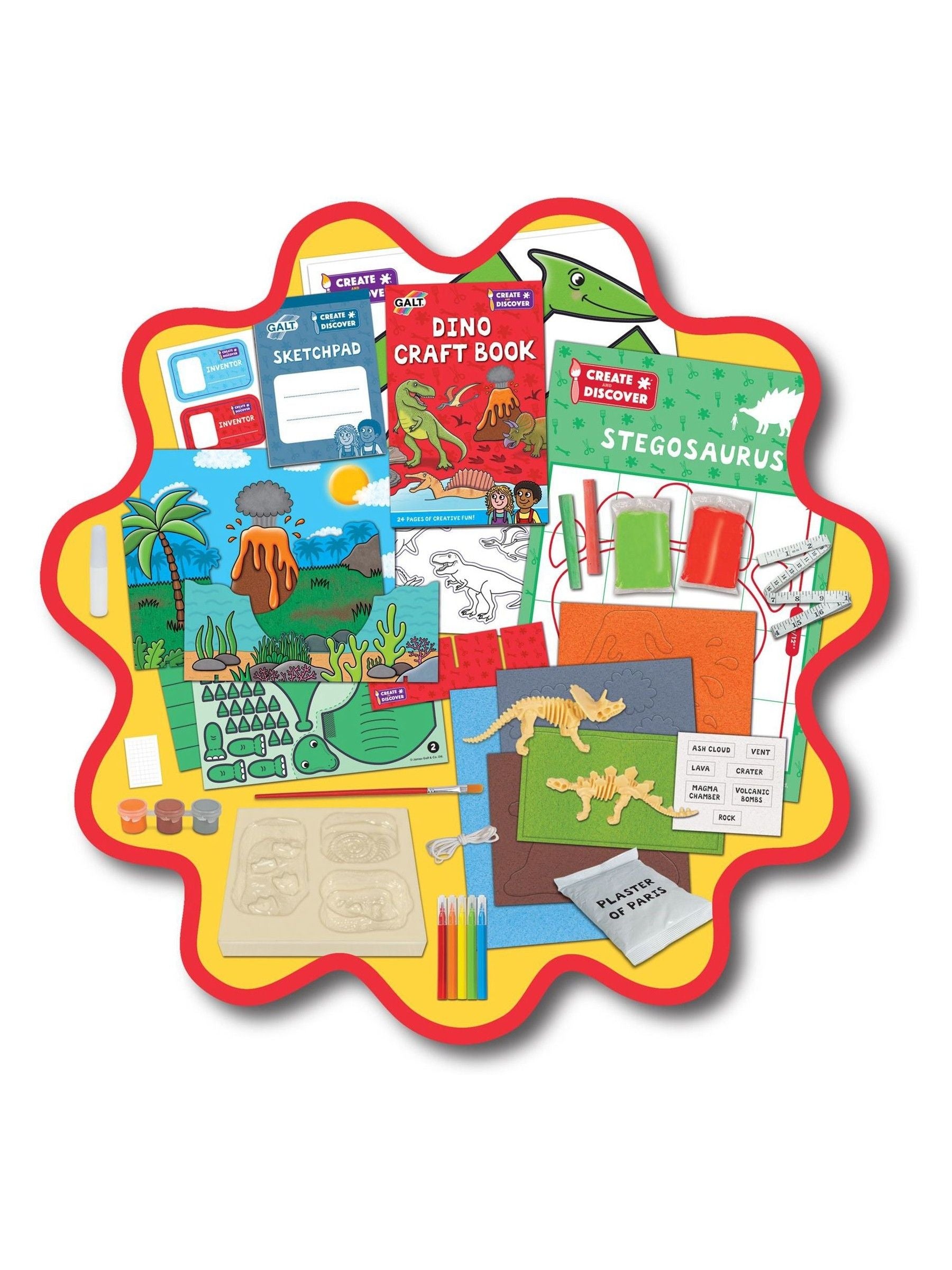 Galt dinosaur craft kit Animal Dino variant, UK version