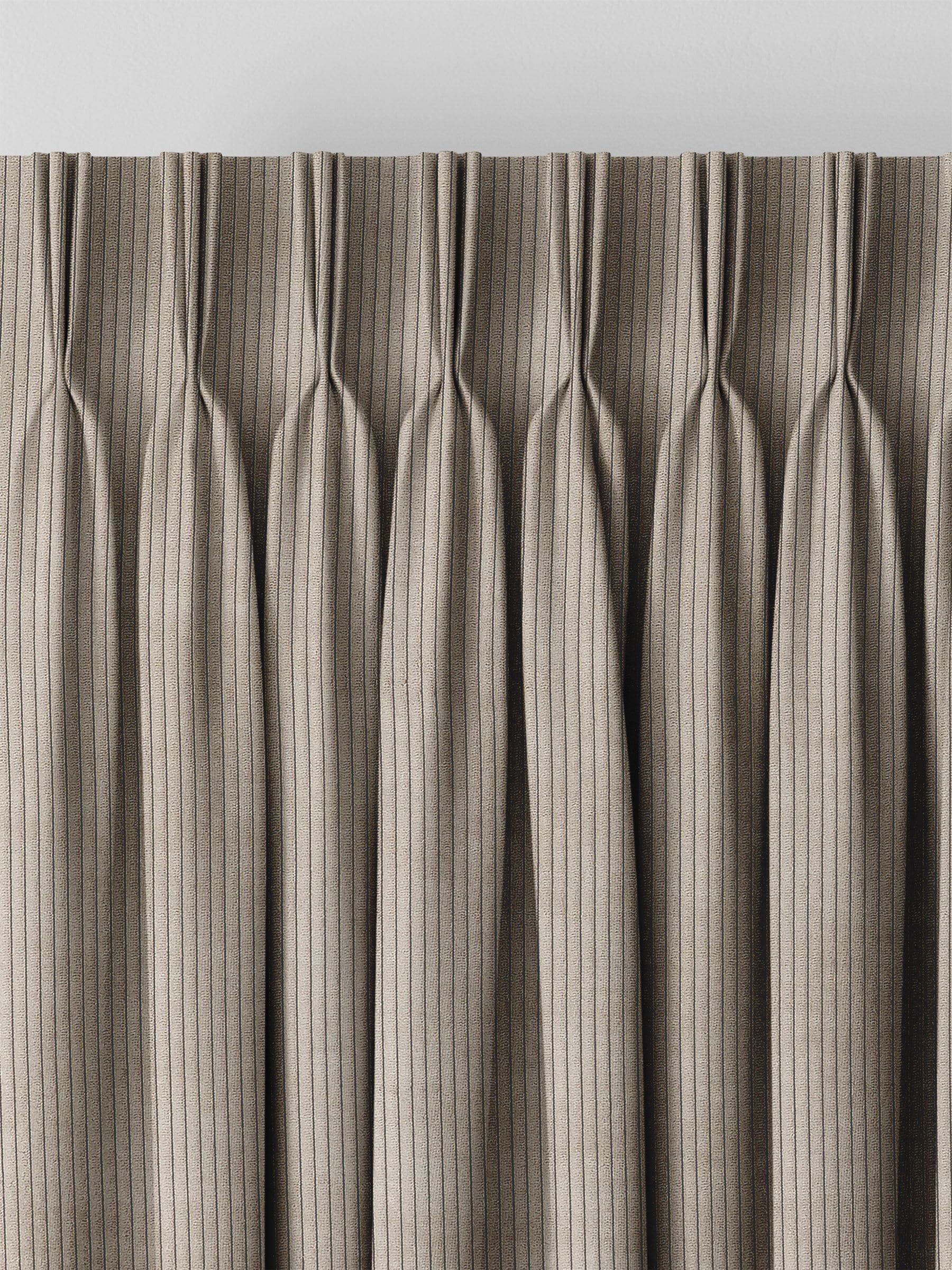 Jangga stone natural corduroy effect curtains, imported from the UK