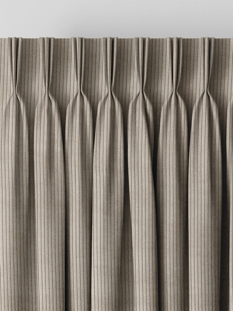 Jangga stone natural corduroy effect curtains, imported from the UK
