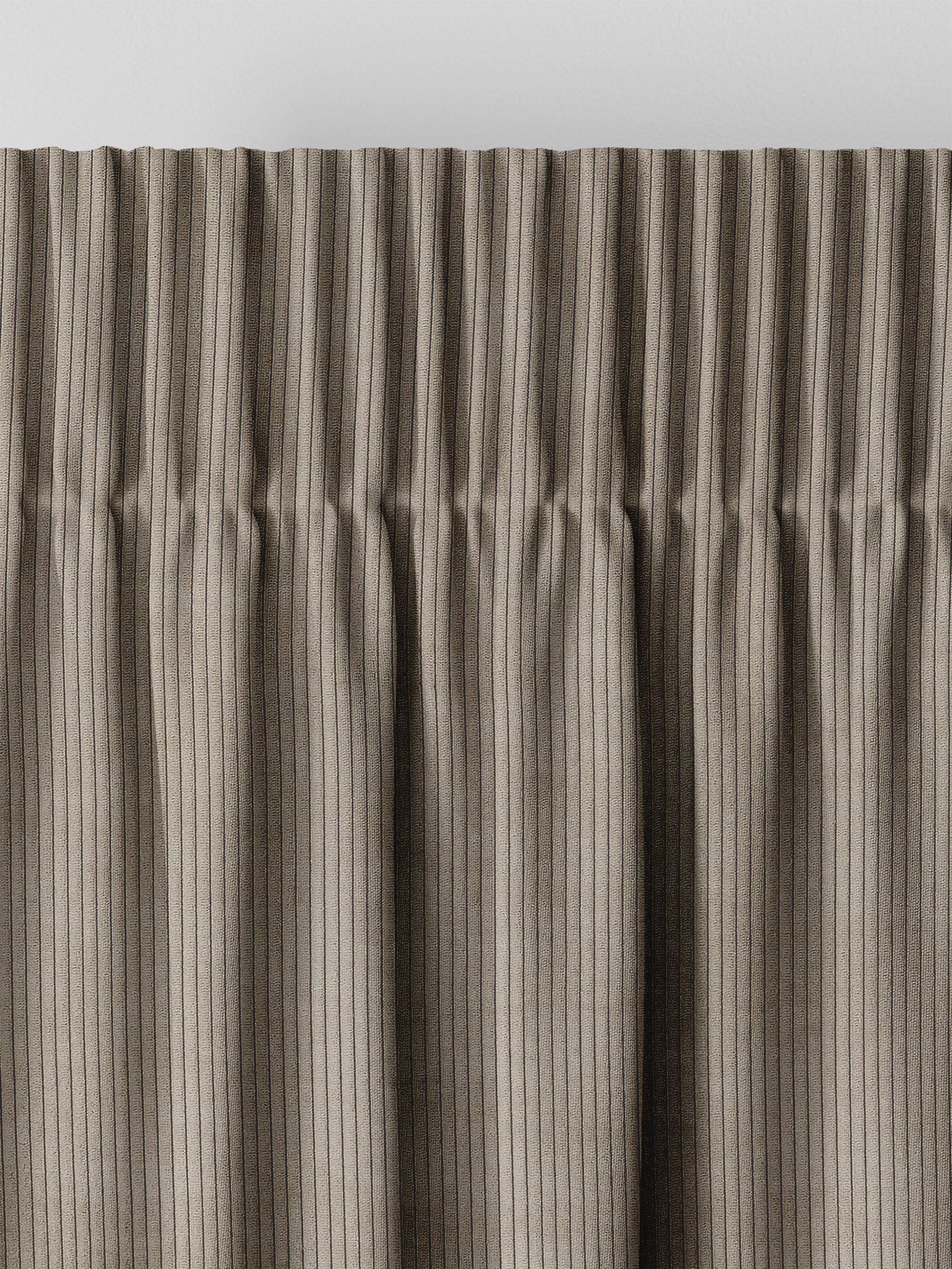 Jangga stone natural corduroy effect curtains, imported from the UK