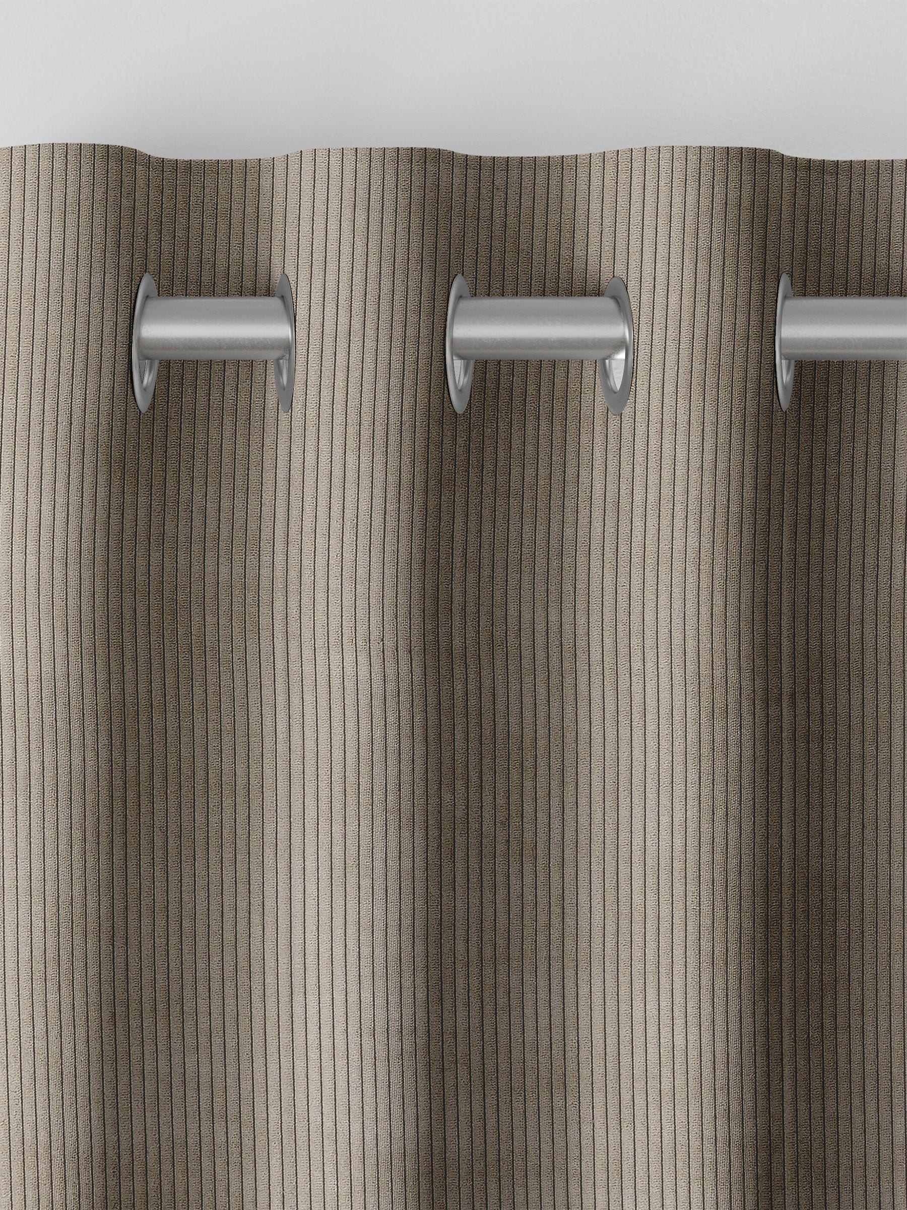 Jangga stone natural corduroy effect curtains, imported from the UK