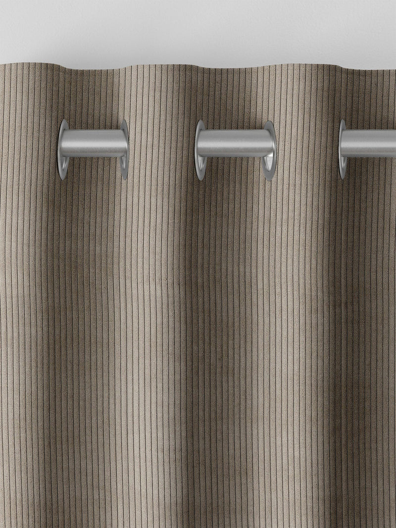 Jangga stone natural corduroy effect curtains, imported from the UK