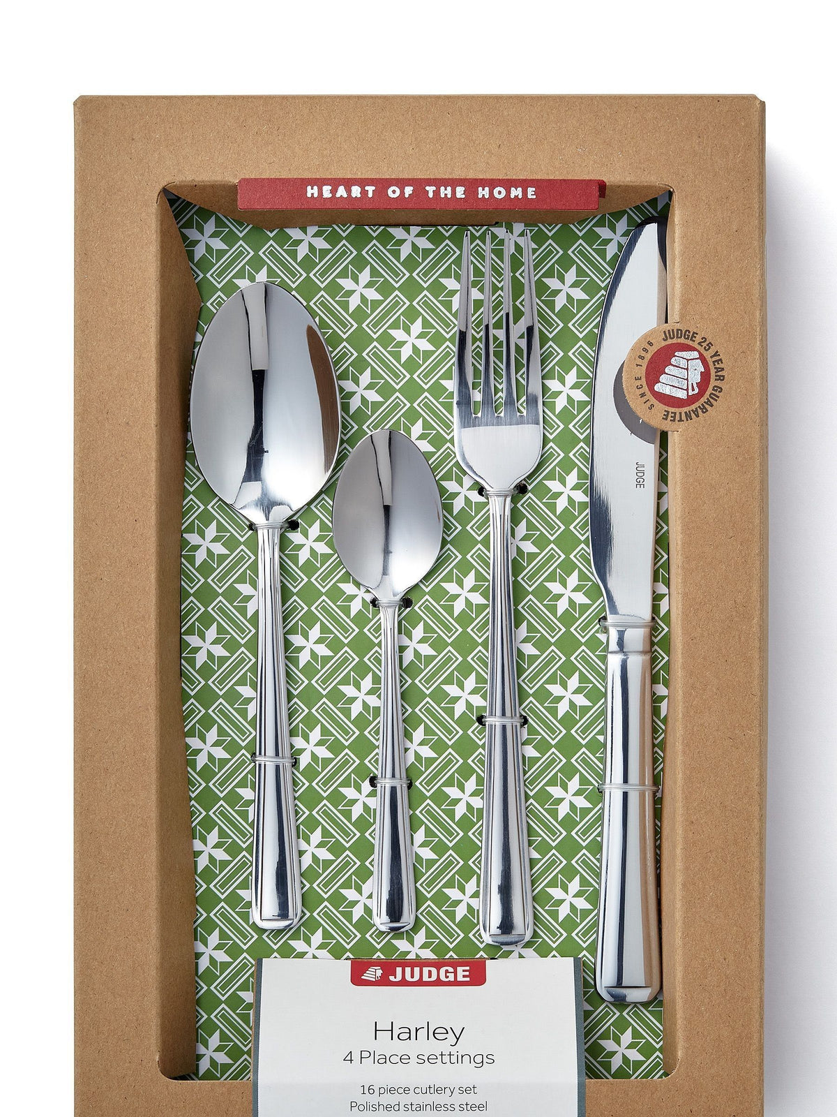 Judge Chrome Harley 16 piece cutlery set, UK version