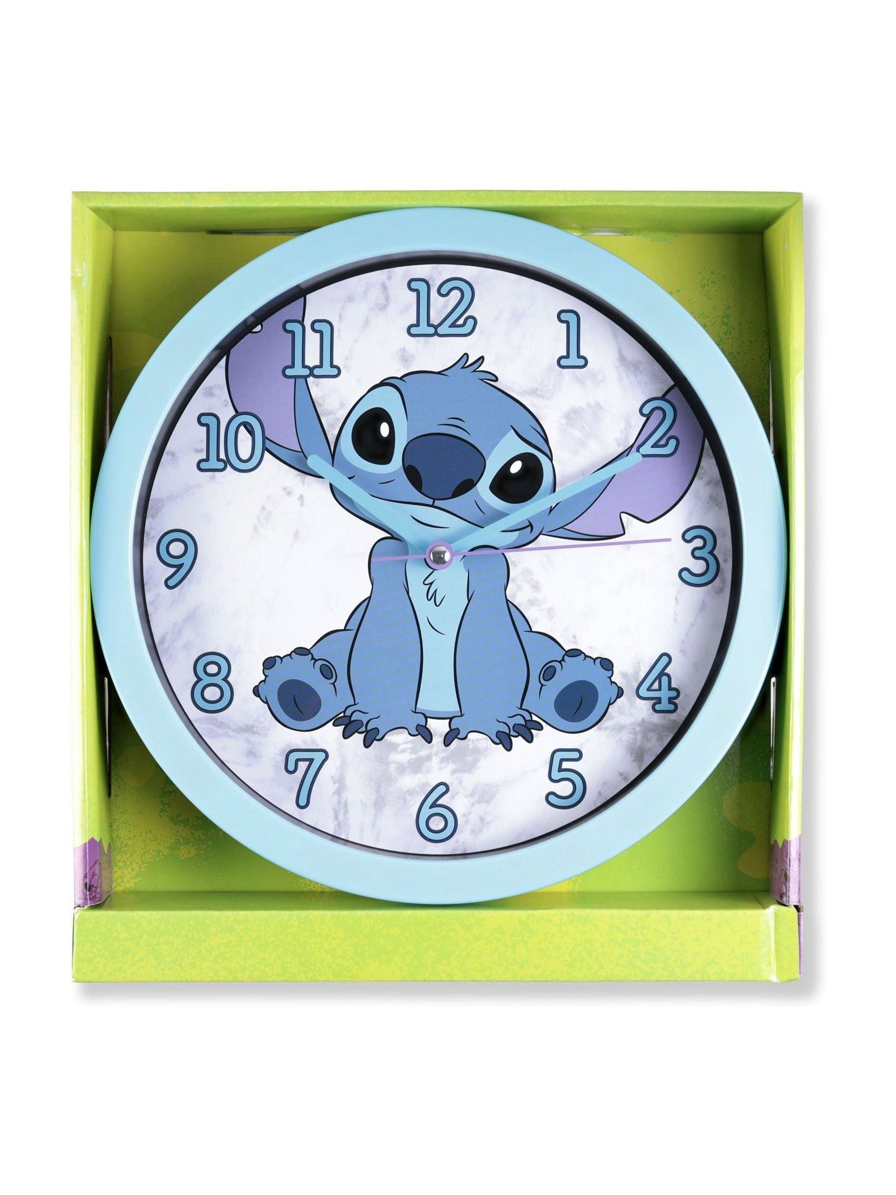 Peers Hardy Lilo & Stitch wall clock, UK version