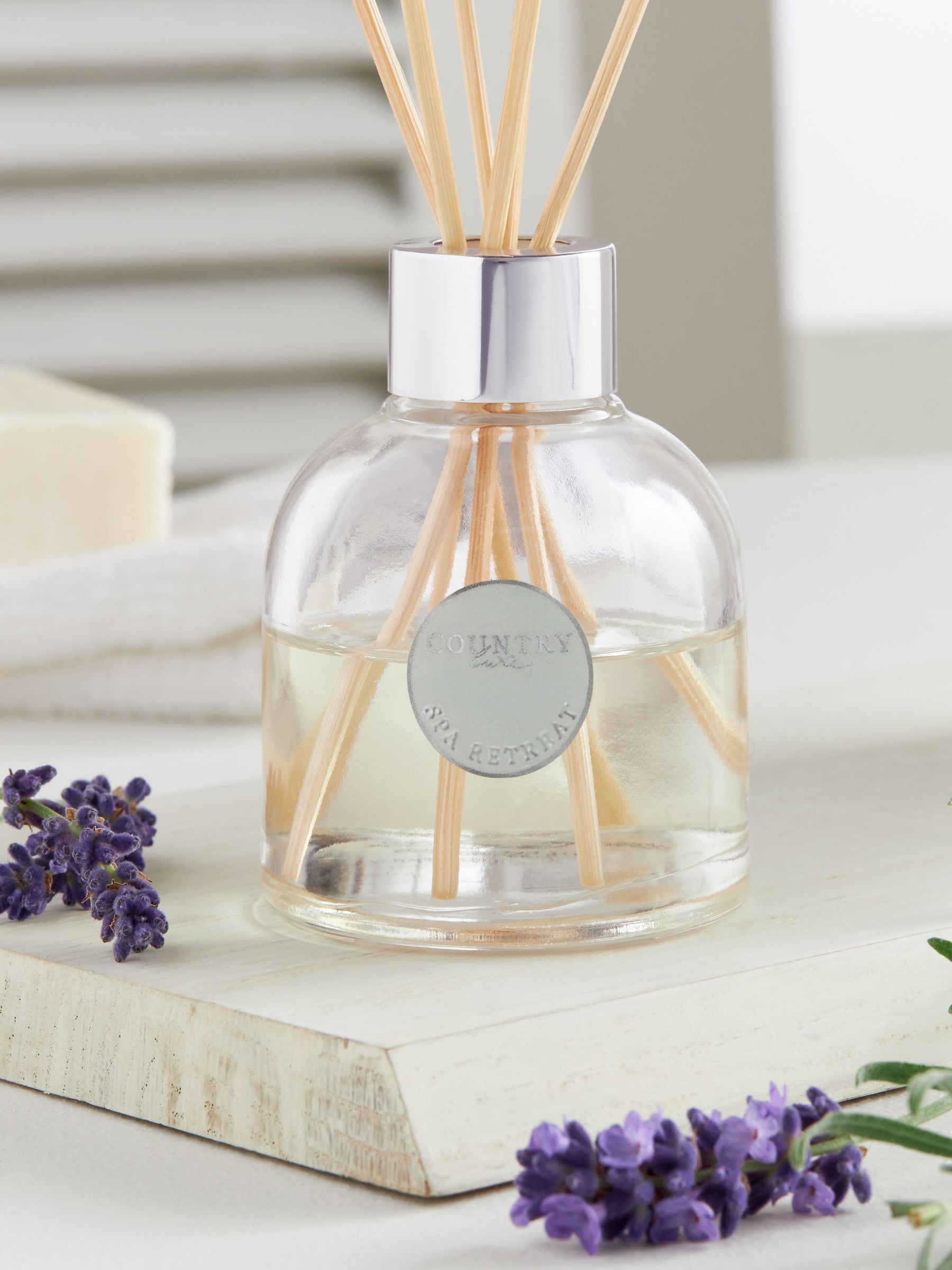 Country Luxe reed diffuser Lavender and Geranium 400ml - British product