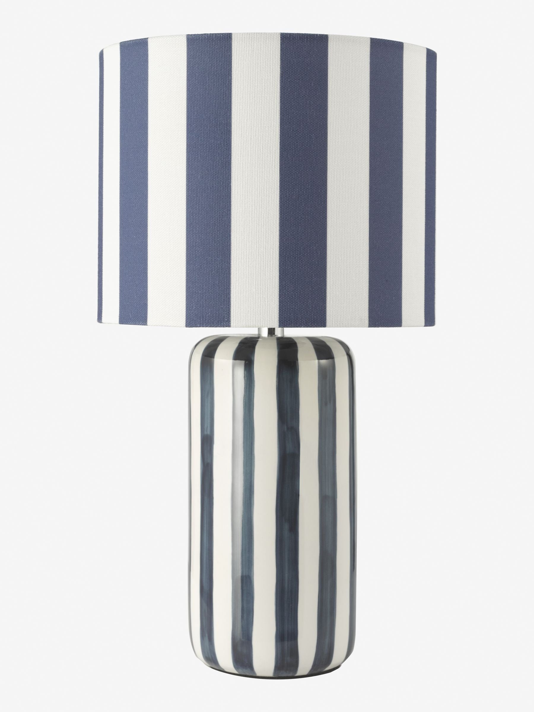 Dar Lighting blue ceramic table lamp H38cm - British product