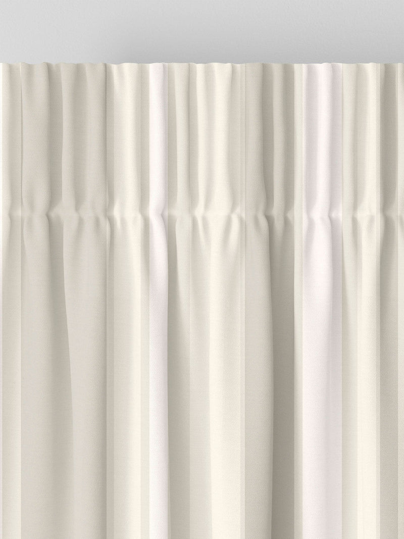 Huddson cream stripe curtains - British product