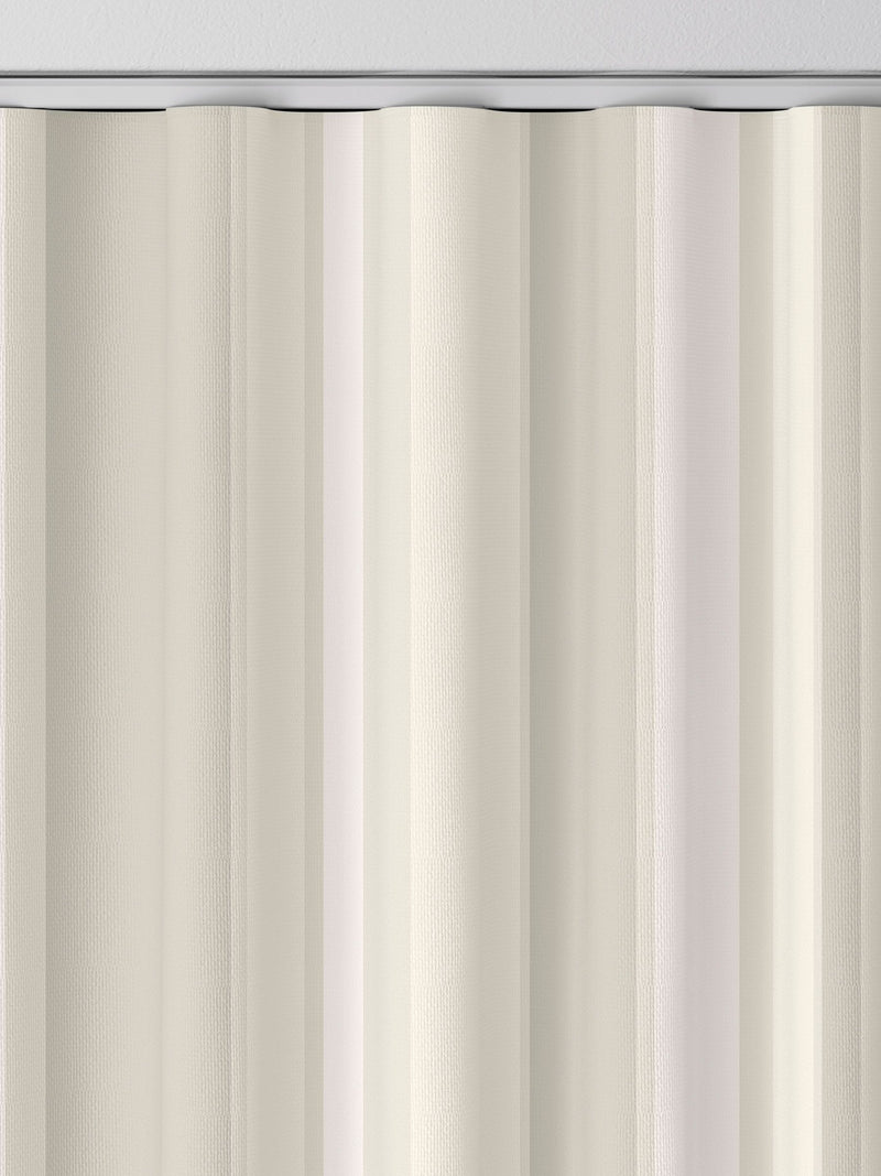 Huddson cream stripe curtains - British product