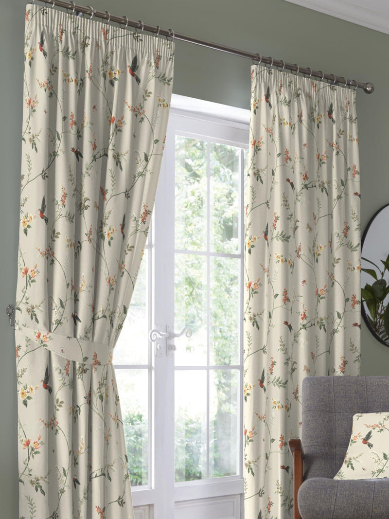 Dreams & Drapes Pink Darnley pencil pleat curtains, UK version