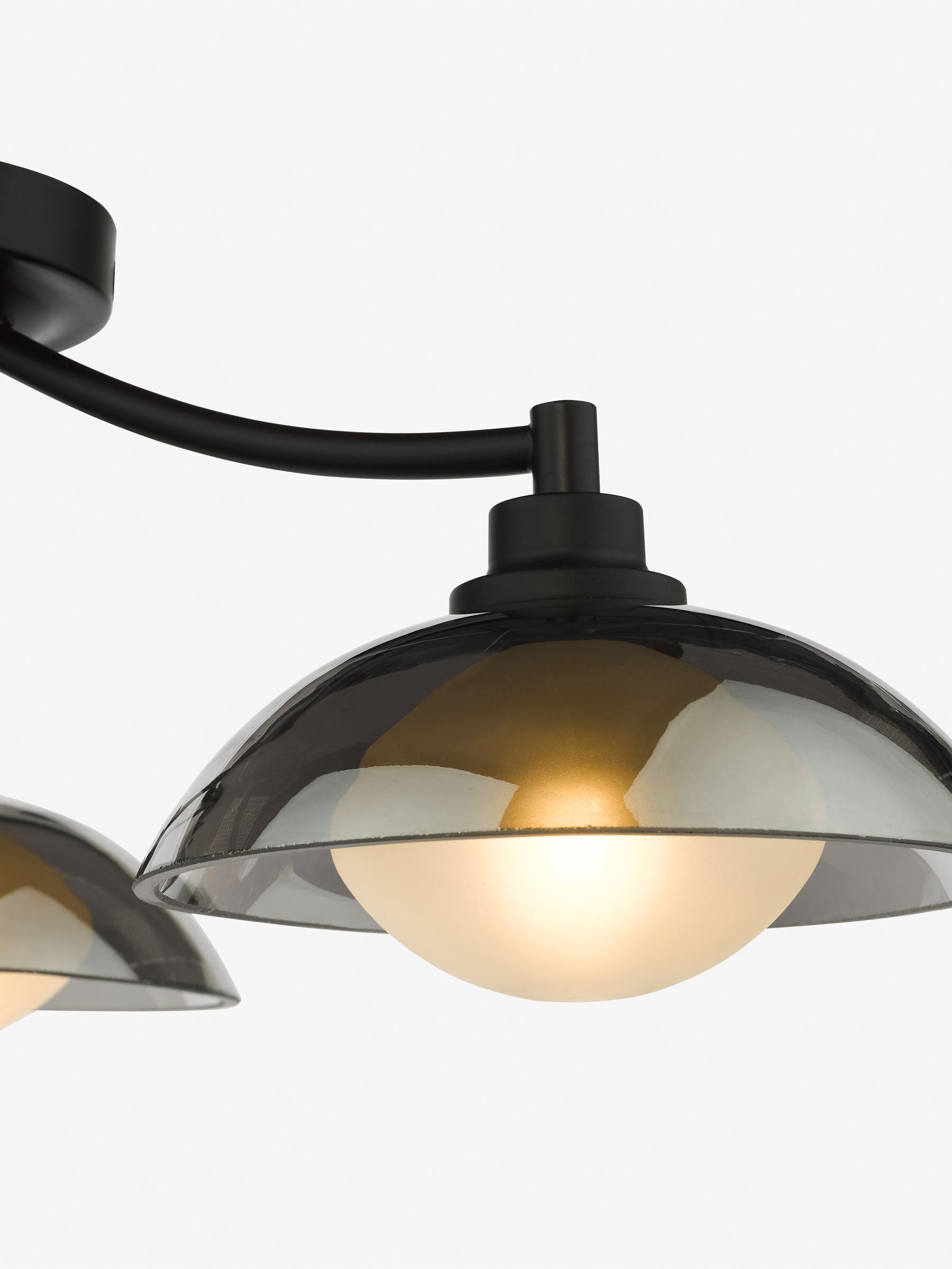 Dar Lighting Kadience 3 light semi flush ceiling light (British brand)