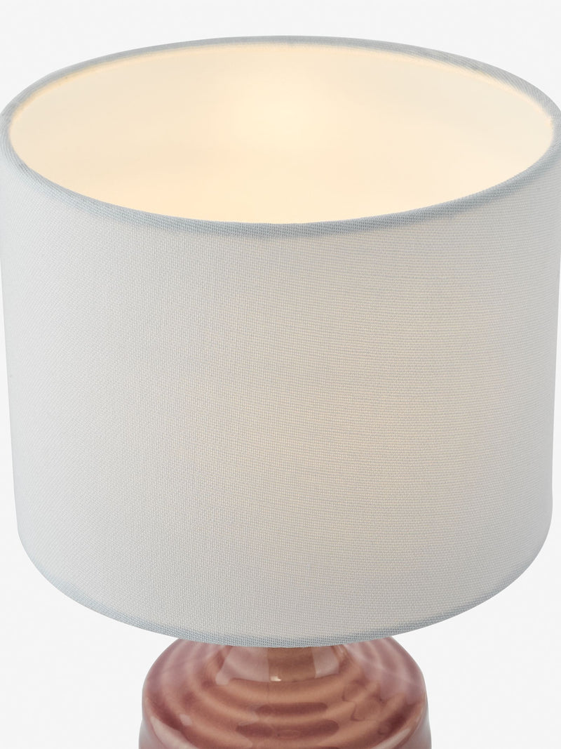 Dar Lighting Inci table lamp raspberry pink ceramic 34cm, UK version