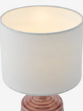 Dar Lighting Inci table lamp raspberry pink ceramic 34cm, UK version