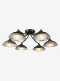 Dar Lighting Kadience 6 light semi flush ceiling light, imported from the UK