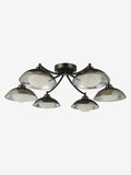 Dar Lighting Kadience 6 light semi flush ceiling light, imported from the UK