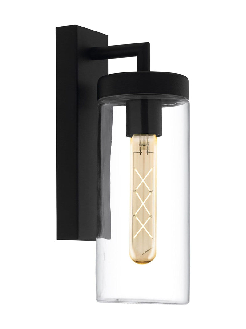 Eglo Bovolone black outdoor wall light - British product