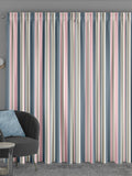 Huddson made to measure pink striped curtains (British brand)