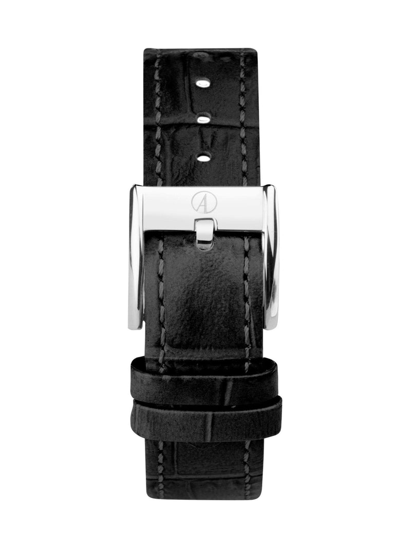 Accurist Analogue Watch Black Leather Strap - British product
