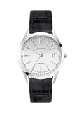 Accurist Analogue Watch Black Leather Strap - British product