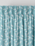 Next Mallix teal blue leaf curtains - British product