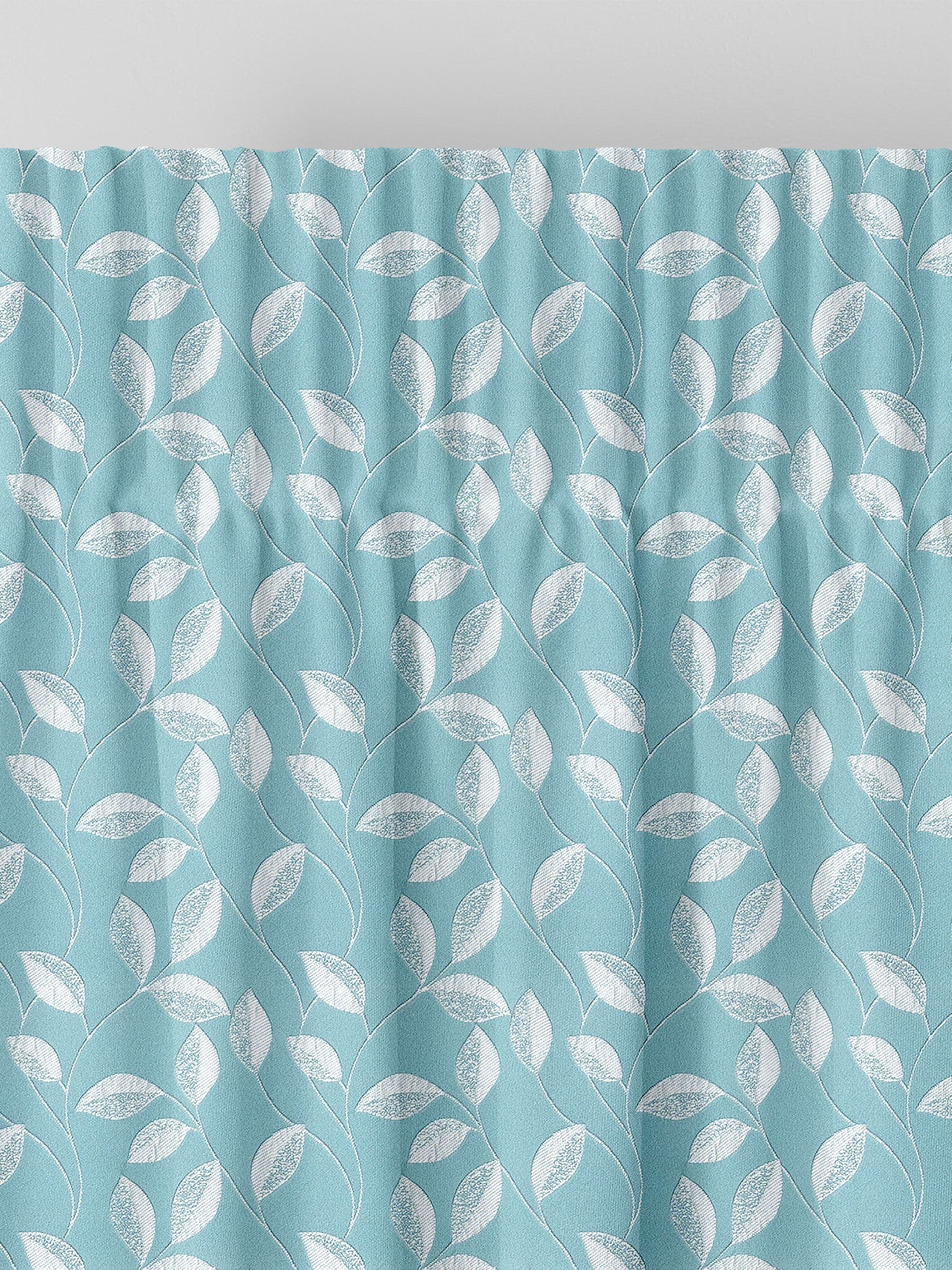 Next Mallix teal blue leaf curtains - British product